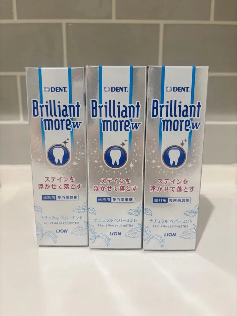 LION DENT. Brilliant more W 3本セット