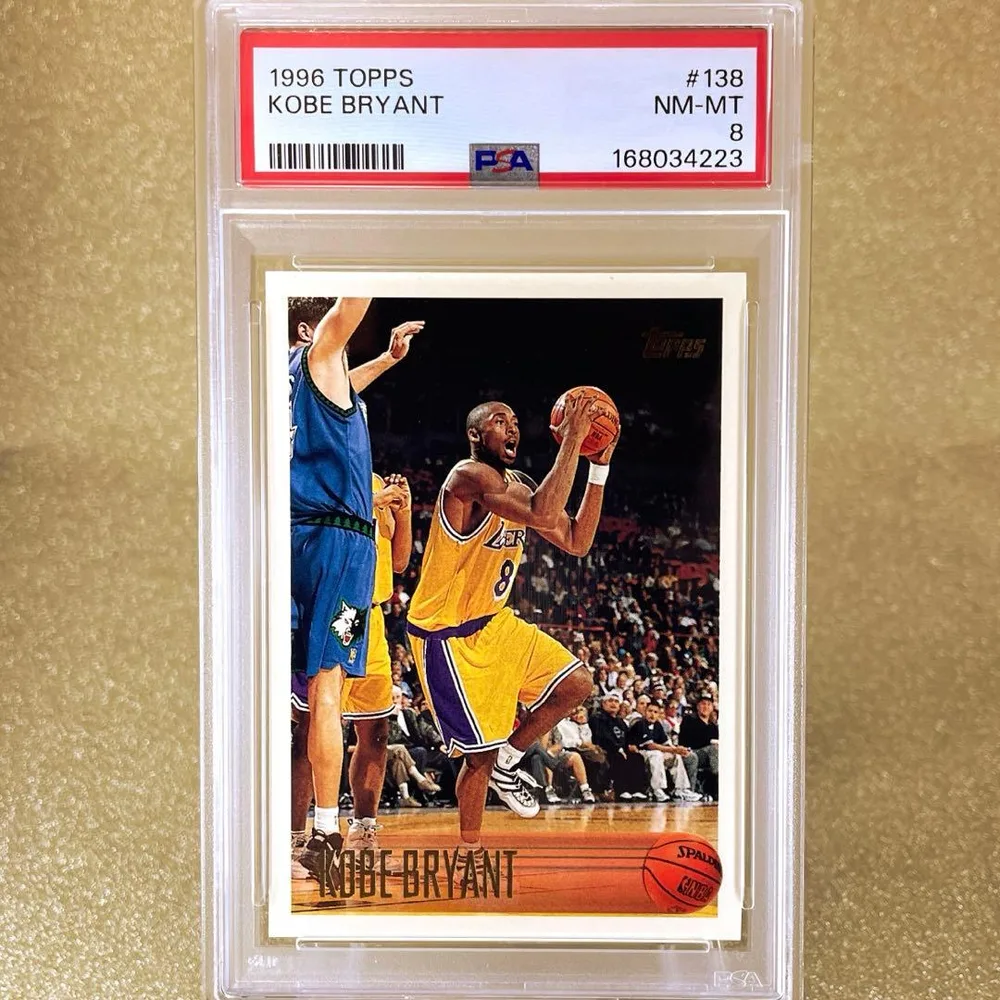 1996 TOPPS KOBE BRYANT PSA 8