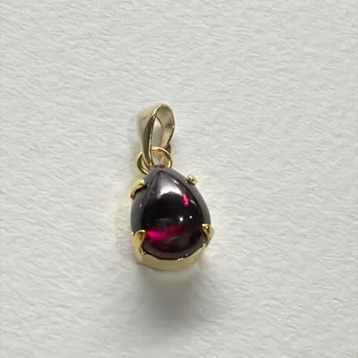 ロードライトガーネット ペンダントトップ ハンドメイド