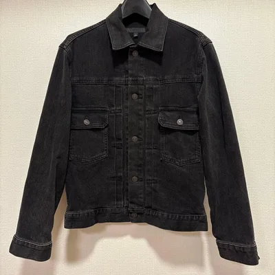 UNIQLO ユニクロ デニムジャケット 2nd セカンドタイプ ブラック S