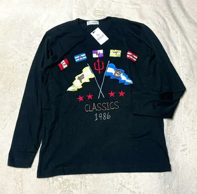 santa fe 長袖Tシャツ ロンT 刺繍 ブラック サイズ50 タグ付き