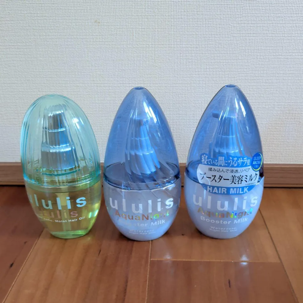 ululis ウルリス アクア ウォーターコンク ヘアオイル ヘアミルク セット