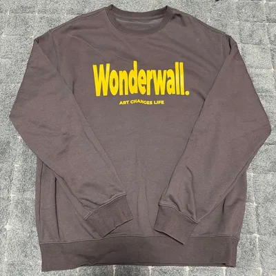 Wonderwall スウェット トレーナー チャコールグレー