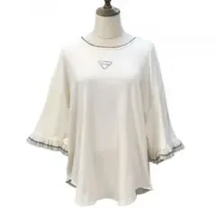 frilly bell sleeve T サーカスサーカス