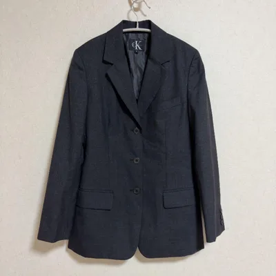 Calvin Klein ウール100% テーラードジャケット レディースM相当