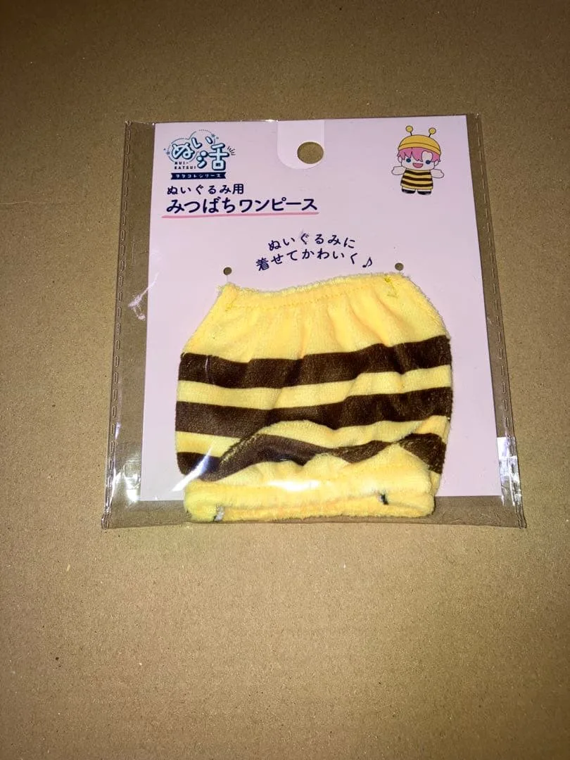 セリア ぬい活 ヲタコレ ぬいぐるみ用 みつばちワンピース