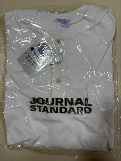 ジャーナルスタンダード別注 チャンピオンヘンリーネックシャツ