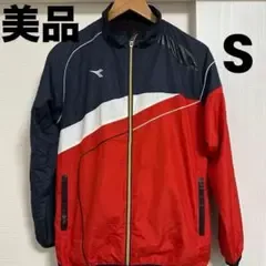 美品 ディアドラ 陸上トレーニングウェア 耐久撥水ウィンドジャケット メンズS