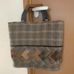 ハンドメイド パッチワーク キルト トートバッグ