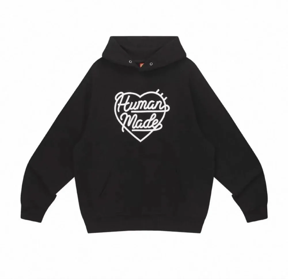 HUMAN MADE ハートロゴ パーカー ブラック