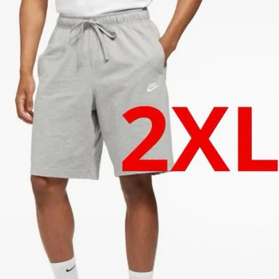 新品 ナイキ クラブ ショーツ ハーフパンツ グレー 2XLサイズ 送料無料