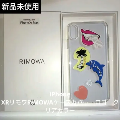 新品 iPhone XRリモワRIMOWAケースカバー ロゴ クリアカラー