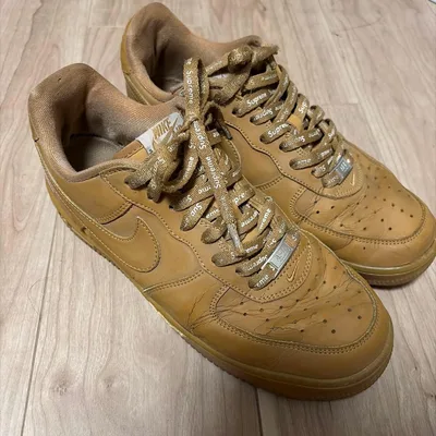NIKE × Supreme エアフォース1 ブラウン系 27cm