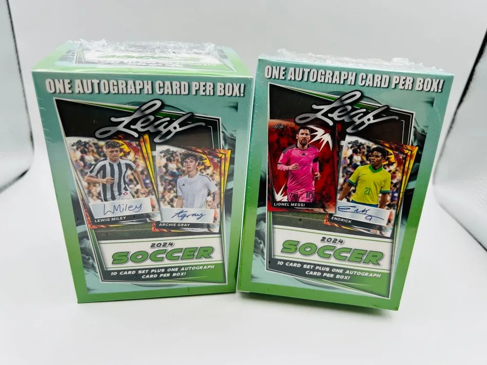 2024 Leaf サッカー 直筆サイン確定 2BOX メッシ エンドリッキ
