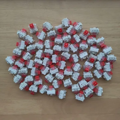 Kailh Box Red MX RGB キースイッチ 76個