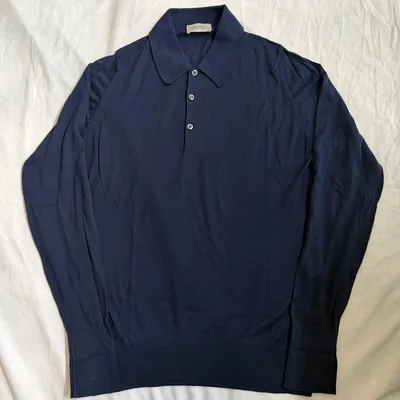 美品 JOHN SMEDLEY ジョンスメドレー シーアイランドコットン ポロ
