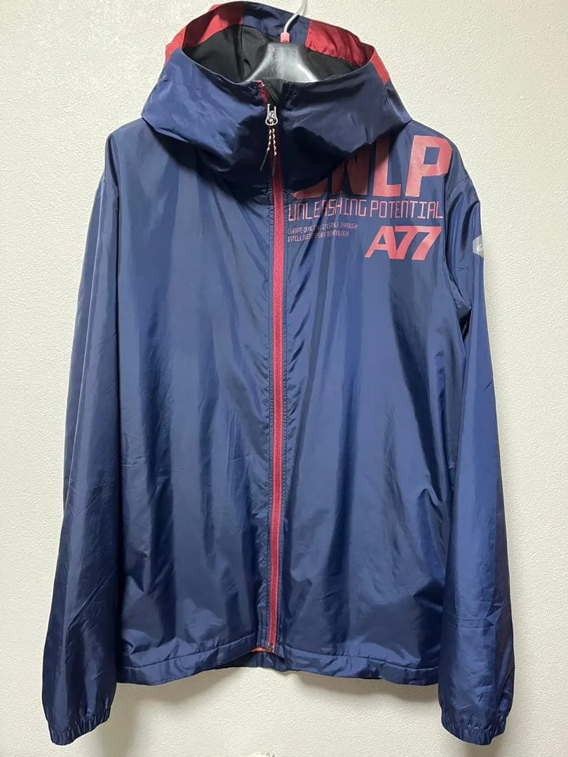 アシックス asics A77 ジャージ ネイビー 紺 Lサイズ