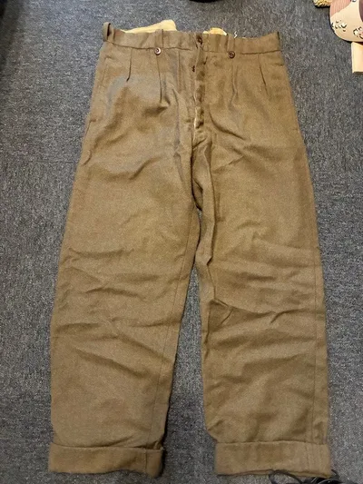 M-52 フランス軍 ウールパンツ 34 カーキ ミリタリー 60s 50s
