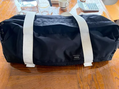 PORTER ボストンバッグ ブラック ホワイト