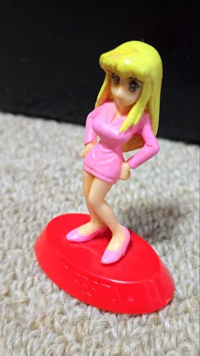 コカ・コーラ ミニフィギュア 金髪女性