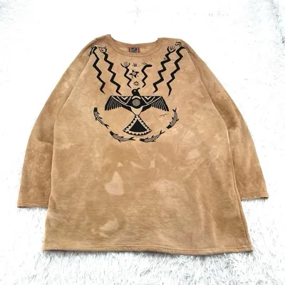 【カナダ製】vintage DAGOLI ネイティブ柄 スウェット L