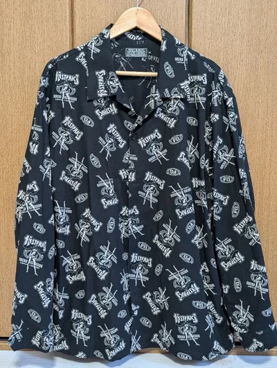 HYSTERIC GLAMOUR BAD ASS WHISKY柄 長袖シャツ