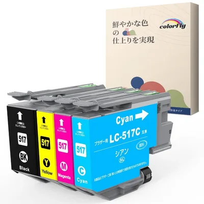 【新品未使用】LC517XL 互換インク 4色セット ブラザー 大容量