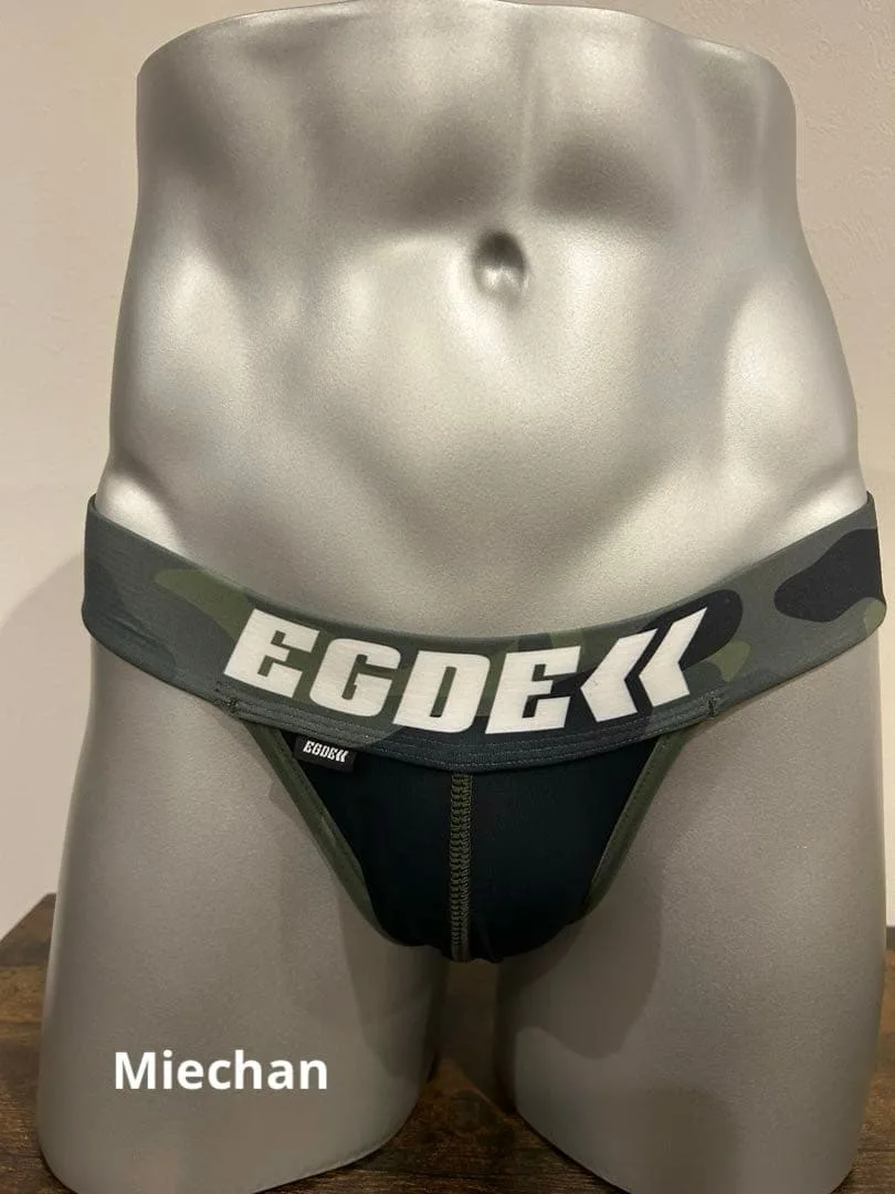 EGDE MIXIM CAMOスーパーローライズ ジョック Black S-M