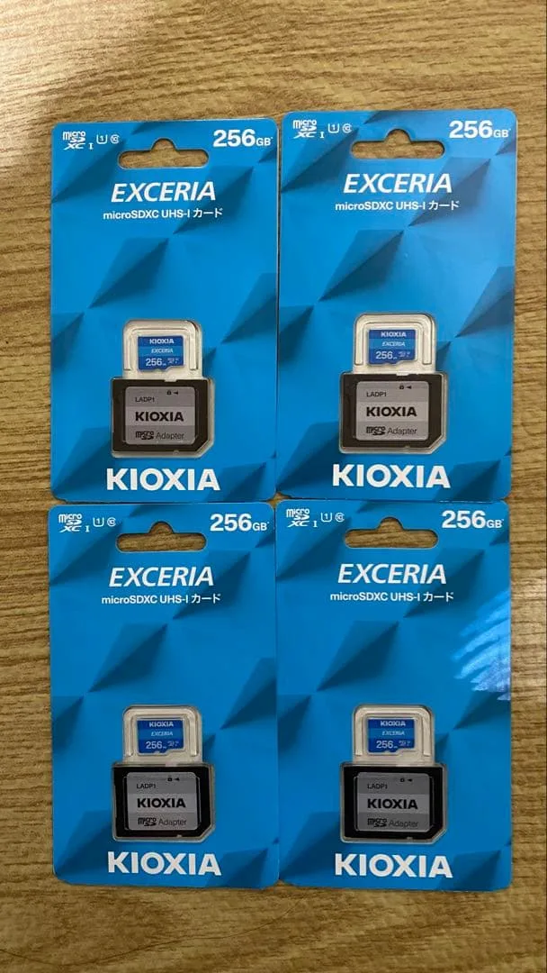 KIOXIA EXCERIA microSDXC 256GB 4枚セット