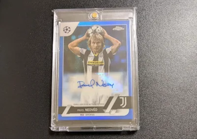 Pavel Nedved Topps Chrome 直筆サインカード