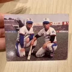 プロ野球カード 基満男 東田正義 太平洋クラブライオンズ