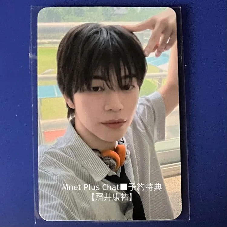 KO1KEYZ 照井康祐 トレカ Mnet Plus Chat 予約特典