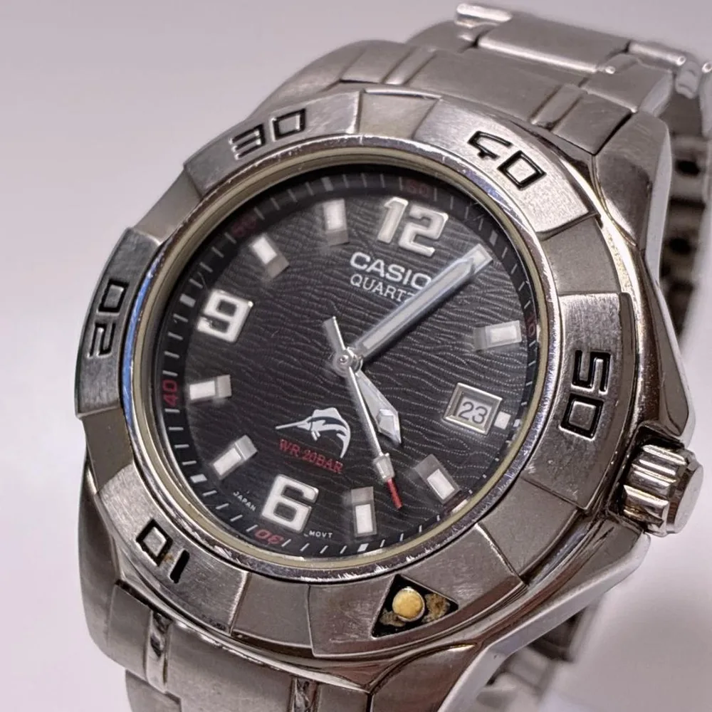 希少 CASIO カシオ クォーツ 腕時計 カジキダイバー ビンテージ #t70