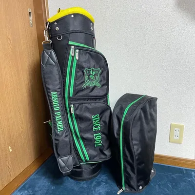 Arnold Palmer ゴルフバッグ キャディバッグ ブラック グリーン