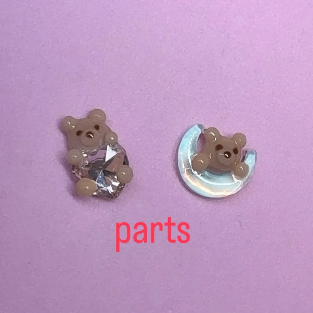 ネイルパーツ テディベアパーツ キラキラパーツ うるうるパーツ テディベアネイル