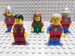【LEGO】レゴ キャッスル ミニフィグ 5個セット (cas04)