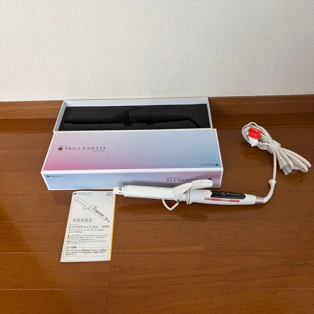 SALE》CREATE ION エレメアカール 26mm 本体 ヘアアイロン