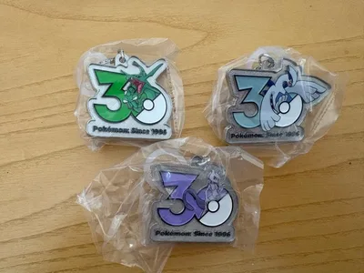 ポケモン 30周年 メタルチャームマスコット 3種セット