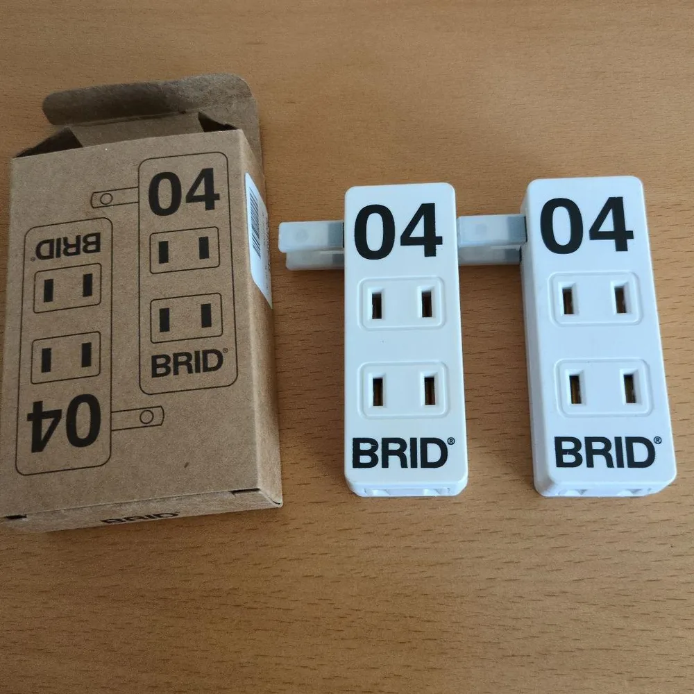 BRID PLUG IN TAP 04 ブリッド電源タップ2個入り プラグ