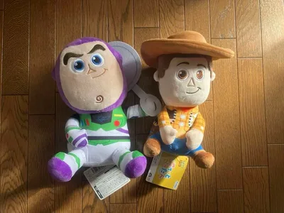 トイ・ストーリー バズ ウッディ こてっとぺったん ぬいぐるみ 2体セット