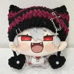 にじまるっと ハート付き猫耳ニット帽 ぬい服
