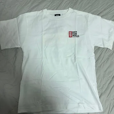 VANS Tシャツ ホワイト M
