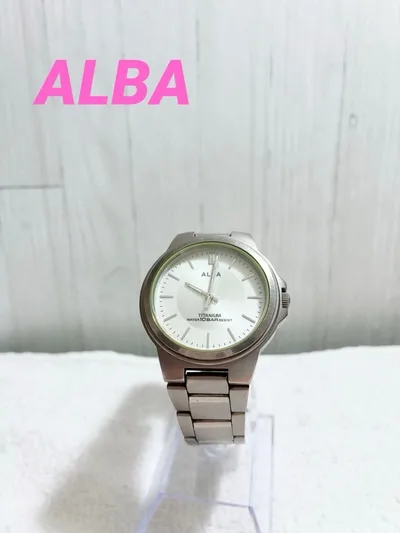 ALBA アルバ チタン 10BAR 腕時計 クォーツ