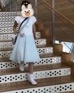 mezzo piano 半袖ワンピース