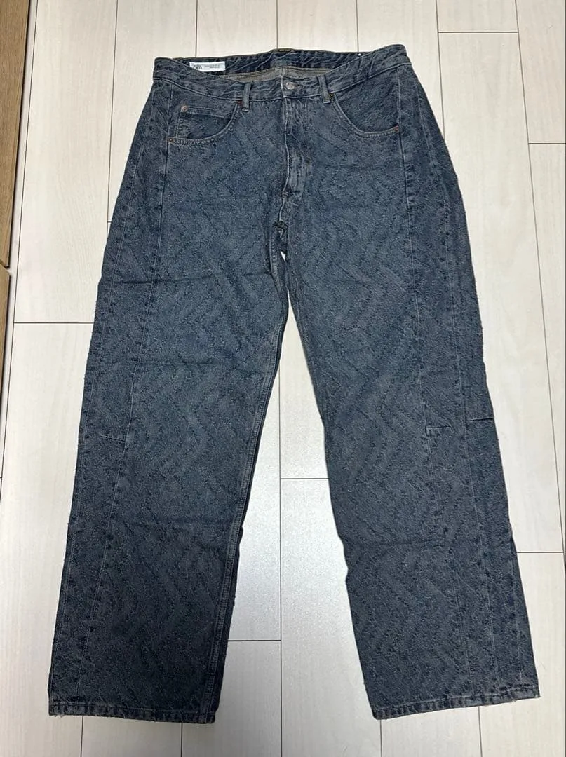 ZARA(ザラ) BAGGY FIT RASCADO デニムパンツ メンズ 42