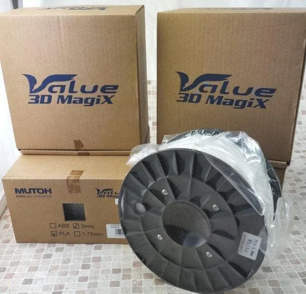 ☆彡5個セット☆ MUTOH 3Dプリンター フィラメント PLA白3.0mm