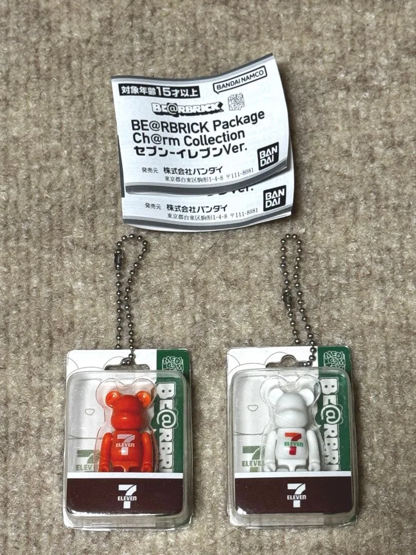 BE@RBRICK セブン-イレブンVer. 白&オレンジ2種セット