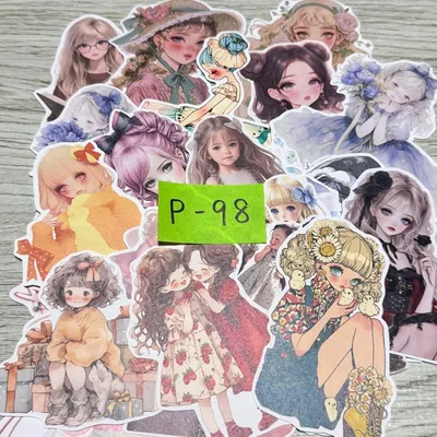 【P-98】コラージュ素材 カット素材 30枚 人物ミックス