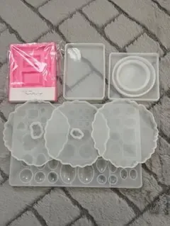レジン用シリコンモールド まとめ売り 7点セット