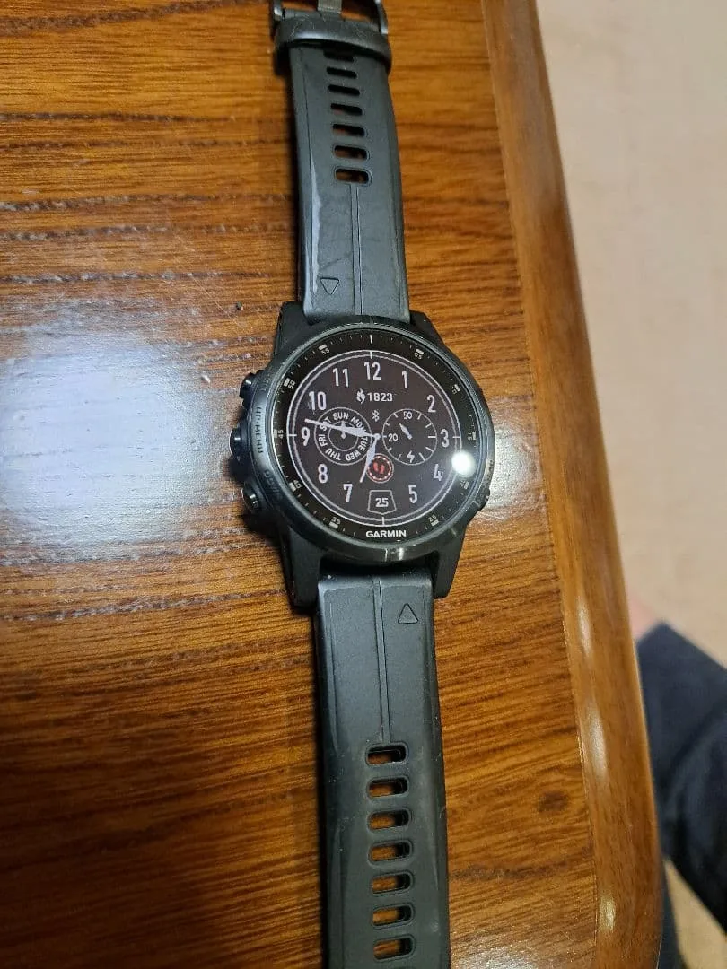 GARMIN fenix 5S Plus Black 動作確認